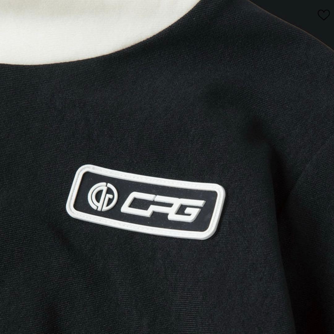 CPGチェーンロゴグラフィカルワンピース Ｌ新品
