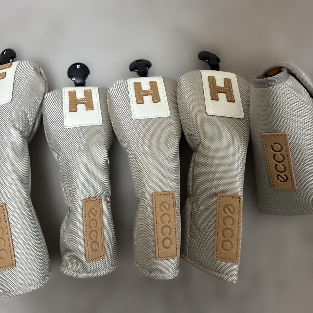 超美品‼️ エコーecco キャディバッグとヘッドカバーセット　パターカバーまで