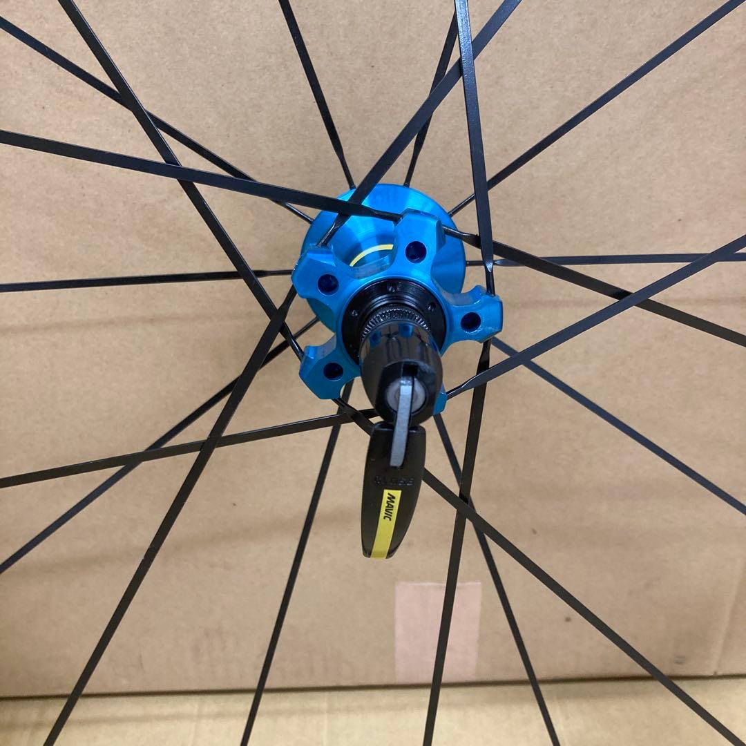 MAVIC KSYRIUM ELITE BLUE前後セット タイヤ、チューブ付き