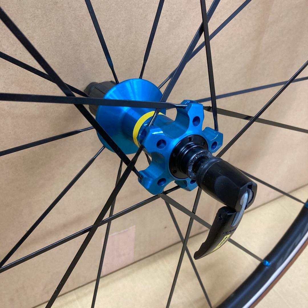 MAVIC KSYRIUM ELITE BLUE前後セット タイヤ、チューブ付き