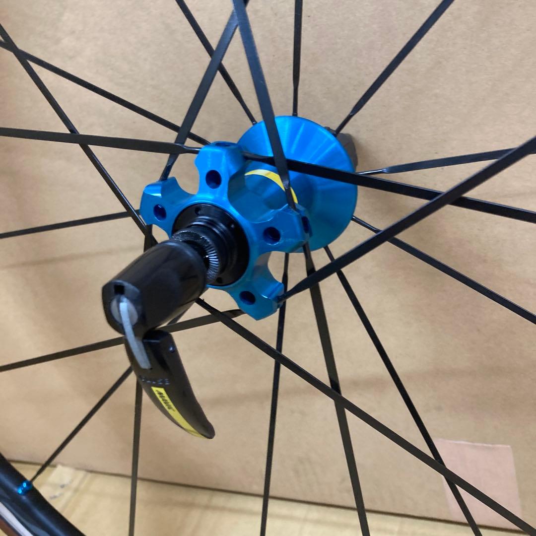 MAVIC KSYRIUM ELITE BLUE前後セット タイヤ、チューブ付き