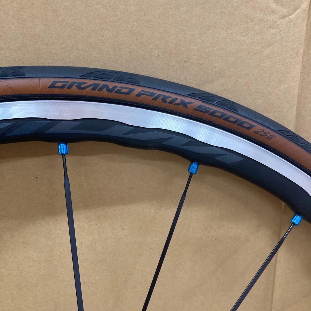 MAVIC KSYRIUM ELITE BLUE前後セット タイヤ、チューブ付き