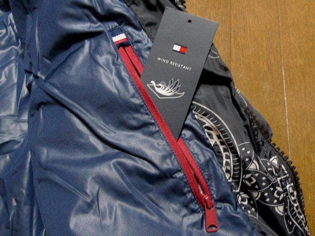 【大きい】XL日本サイズ位トミーヒルフィガーUSA限定蓄熱極暖ダウンジャケット