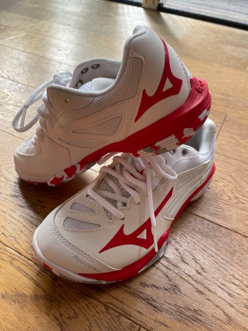 Mizuno Wave Claw 2 ホワイト/レッド 22.0cm
