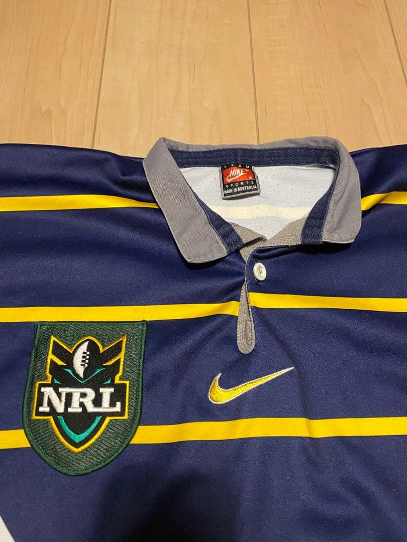 nikeナイキNRL ラグビーカウボーイズ ユニフォーム 90's ラガーシャツ