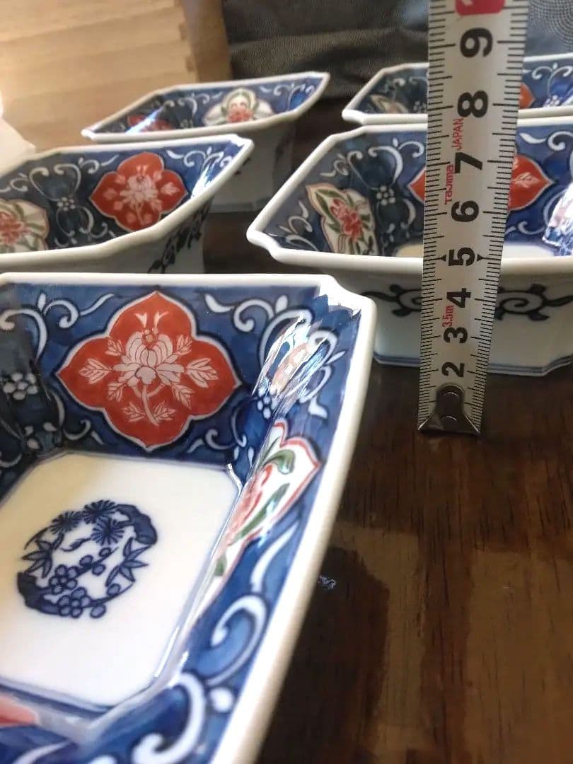 源右衛門窯 染錦 古伊万里風唐草 小 鉢