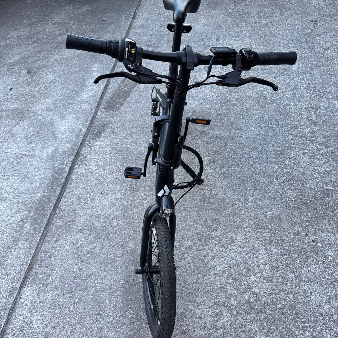 【美品】【引き取り限定】X20電動アシスト自転車 折りたたみ