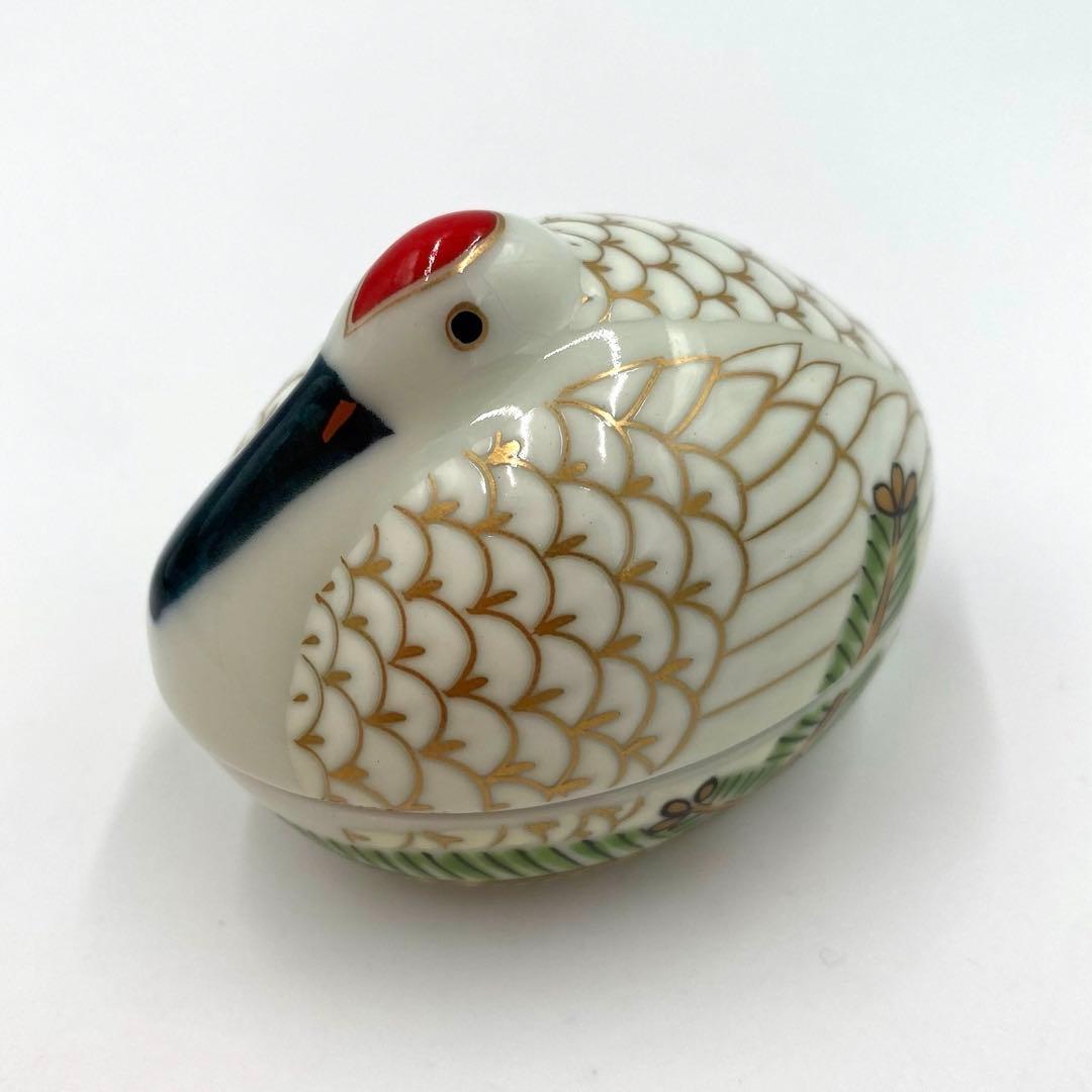 【新品】【大人気】有田焼幸楽窯　鶴亀珍味入セット　縁起物
