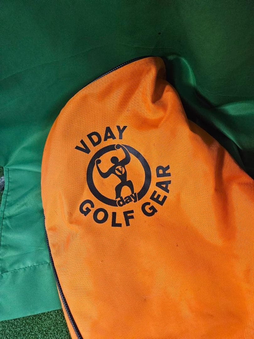 送料無料/美品　VDAY GOLF オレンジ ゴルフバッグ
