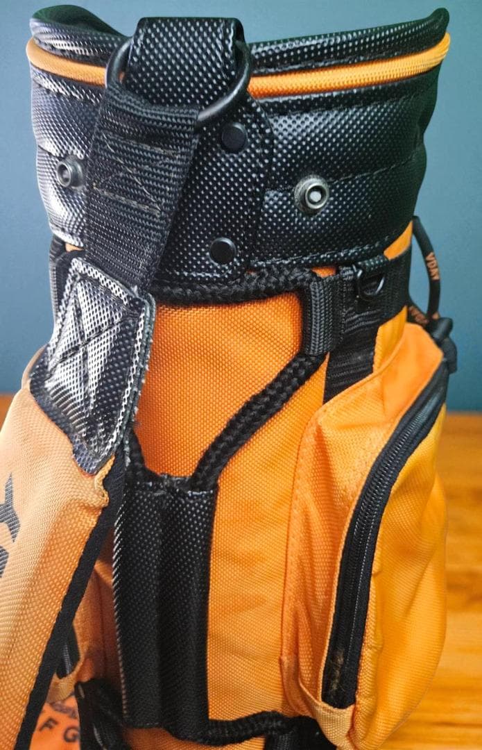 送料無料/美品　VDAY GOLF オレンジ ゴルフバッグ