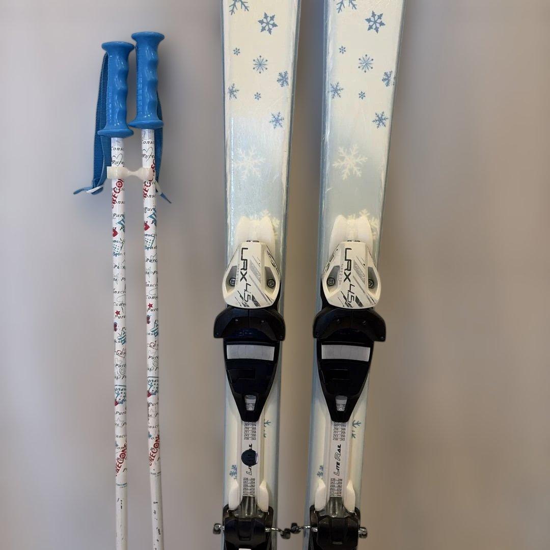 【スキーセット】板ピュアコンシャス130cm 靴ノルディカ23.5cm