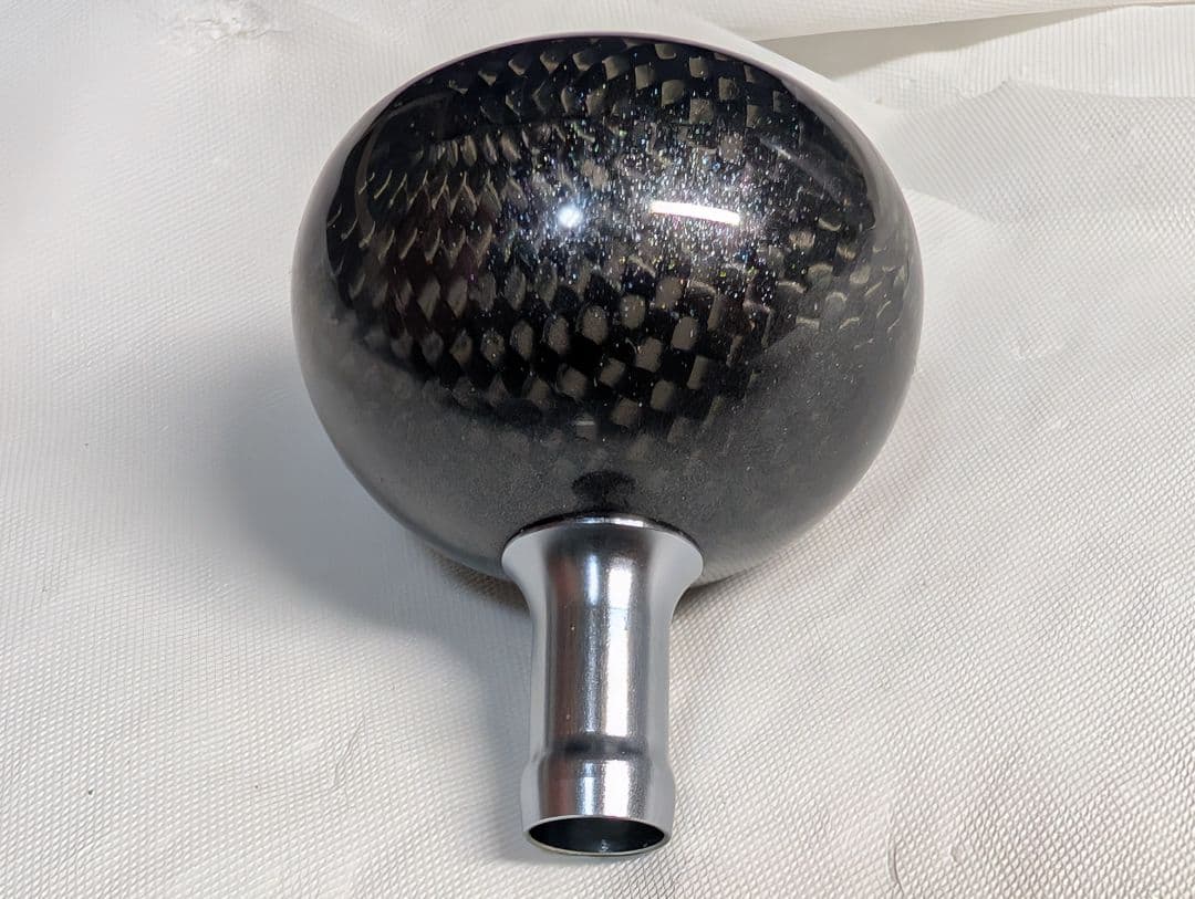 美品　シマノ08ステラSW ウルトラライトカーボン ハンドルノブB　管522FP