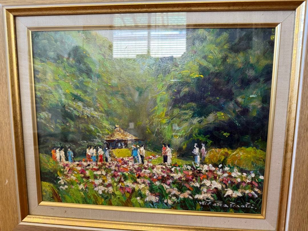 109.「神宮内苑」髙橋一善 油絵