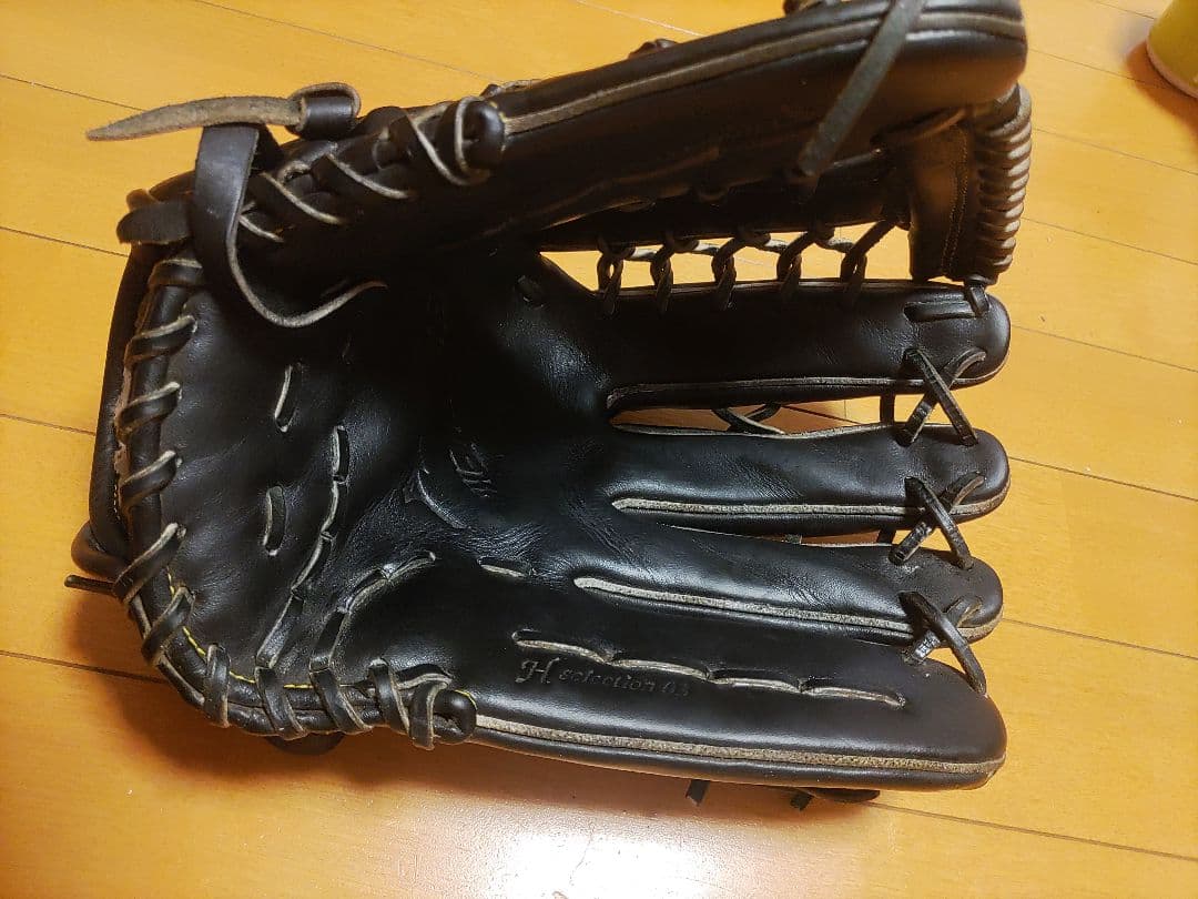 ミズノグローバルエリート　美品　 外野用軟式グローブ 黒 サイズ18N
