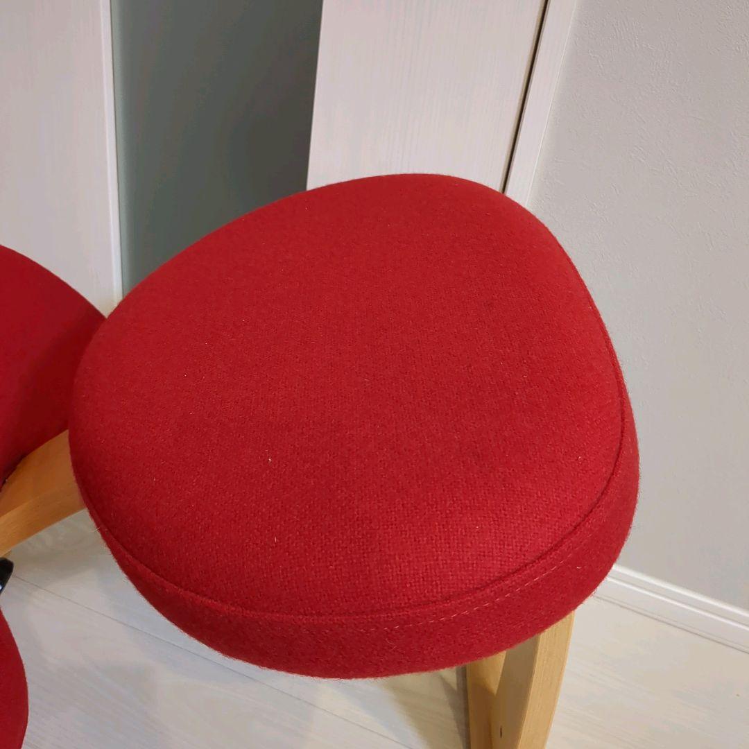 バランスラボ バランスチェア バランスイージー レッド 良品