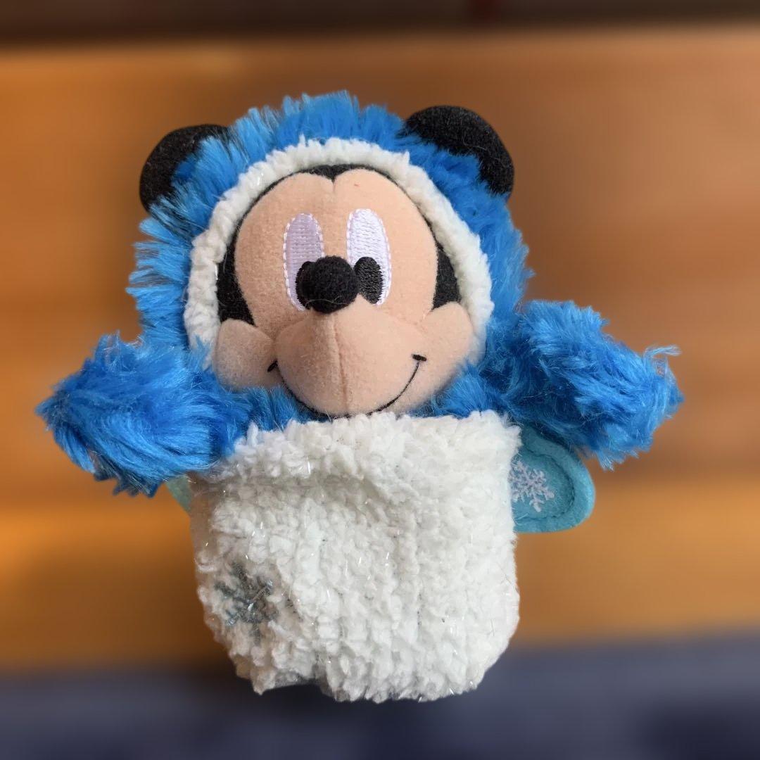 激レア！ミニーミッキー　雪だるま　ぬいぐるみキーチェーン