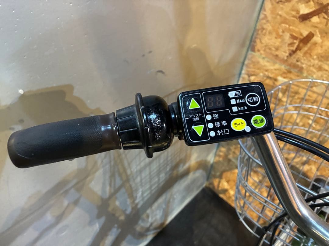 K6【大阪堺市/引取】電動自転車 ブリヂストン アシスタ 26インチ グリーン
