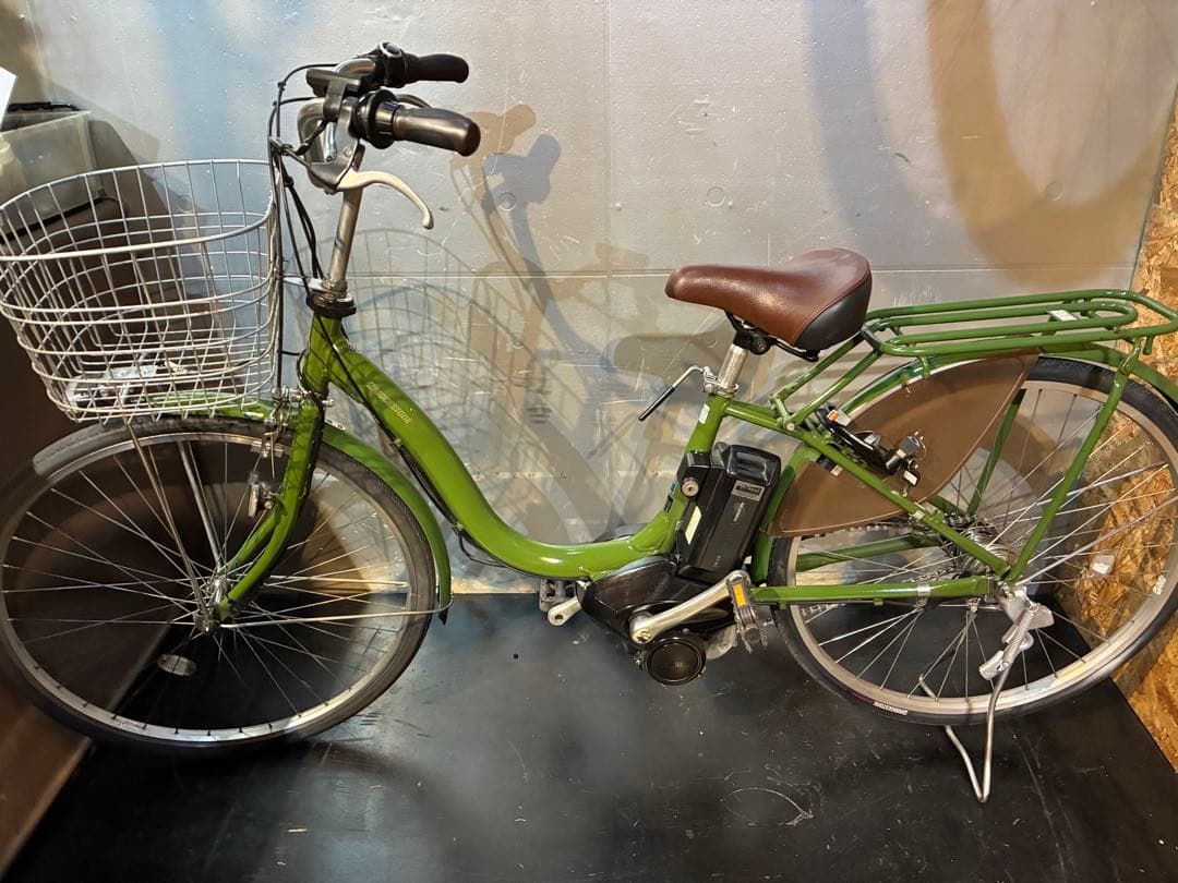 K6【大阪堺市/引取】電動自転車 ブリヂストン アシスタ 26インチ グリーン