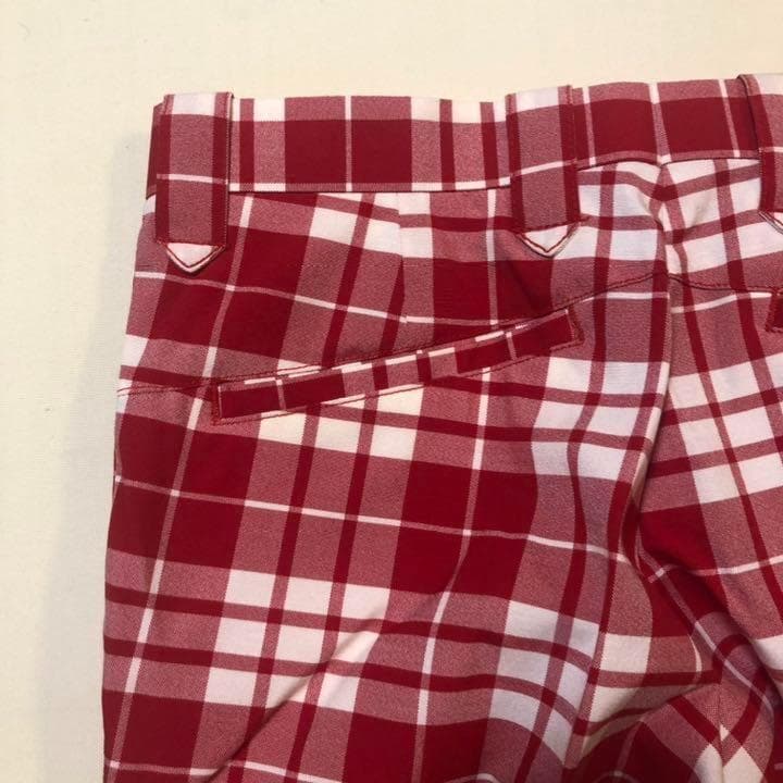 新品未使用 ヨネックス◆ゴルフ ストレッチ パンツ◆レッド サイズ
