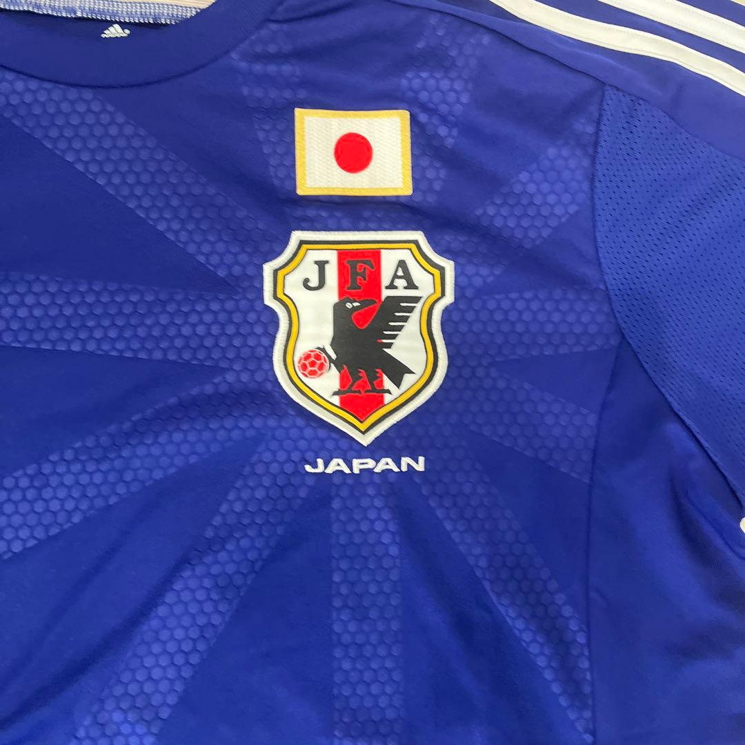 adidas アディダス　日本代表 シャツ 青色　サイズO