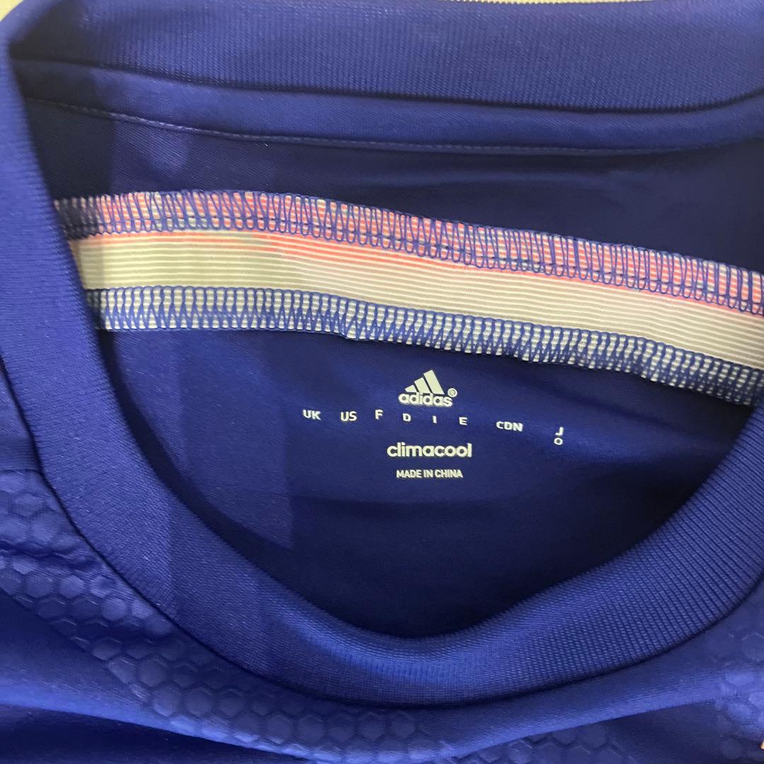 adidas アディダス　日本代表 シャツ 青色　サイズO