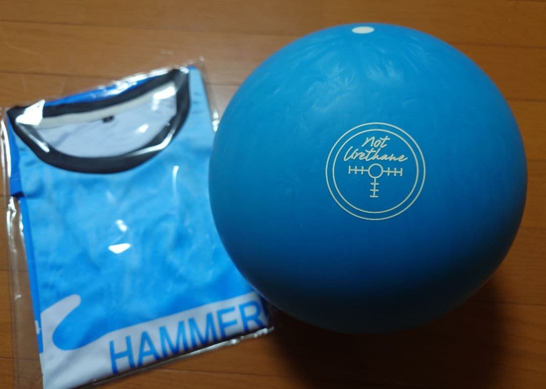 ◆HAMMER◆ ニュー ブルーハンマー 15P＋ボウリングウェア Lサイズ