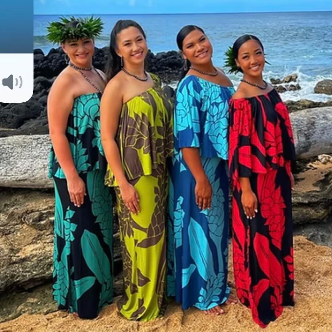 フラダンス Kuulei Hawaiiクウレイハワイ サークルワンピース丈長め①