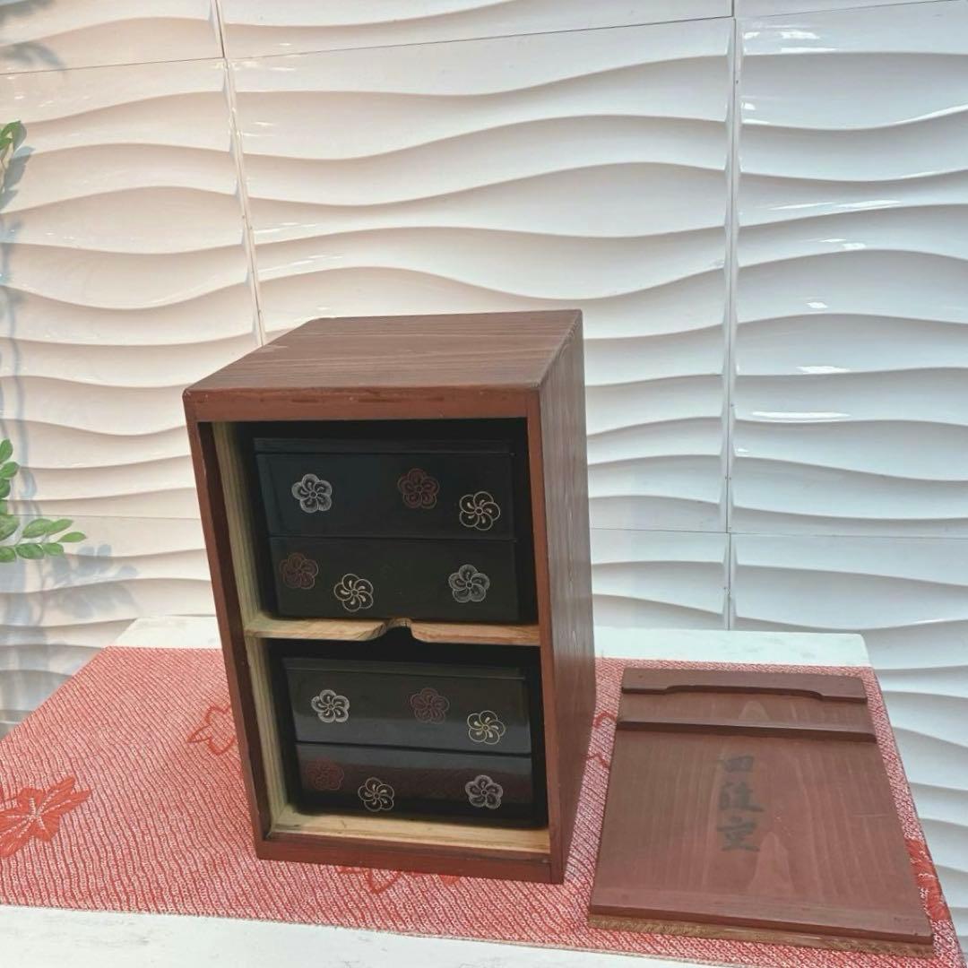 ◇重箱◇4段◇木箱入り◇