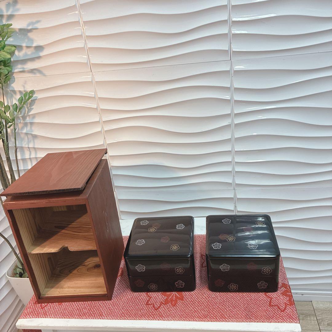 ◇重箱◇4段◇木箱入り◇