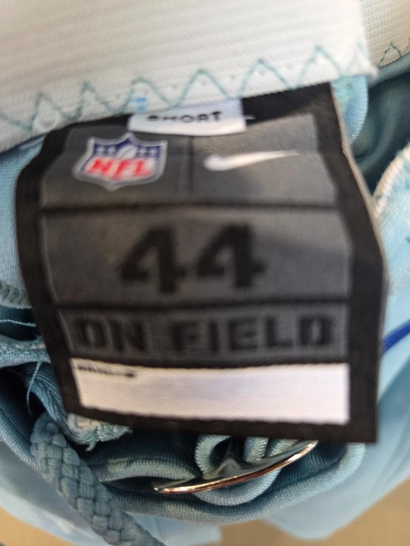 NFL Nike アメフト ゲームパンツ ライトブルー 44 裏地付き