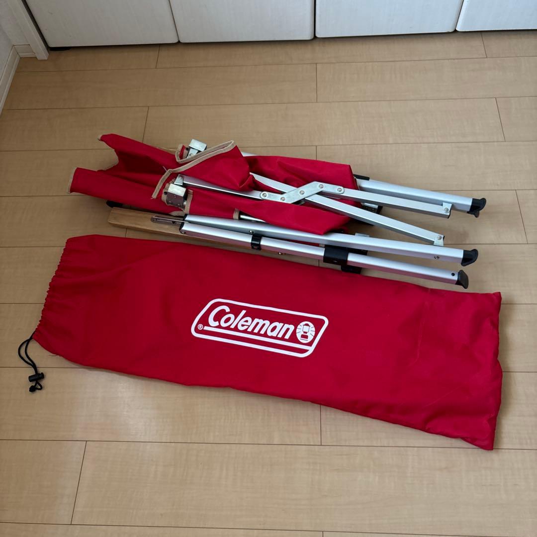 Coleman レイチェア レッド　②