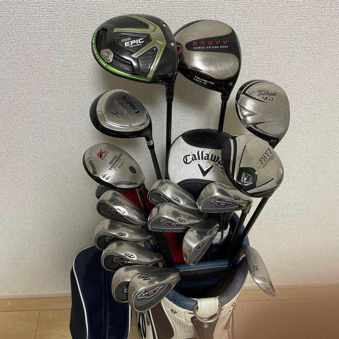Callawayなど メンズ ゴルフクラブセット 一式 右利き