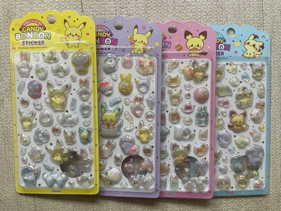 【公式品】 ポケモン ポケピース CANDY BONBONシール 12枚