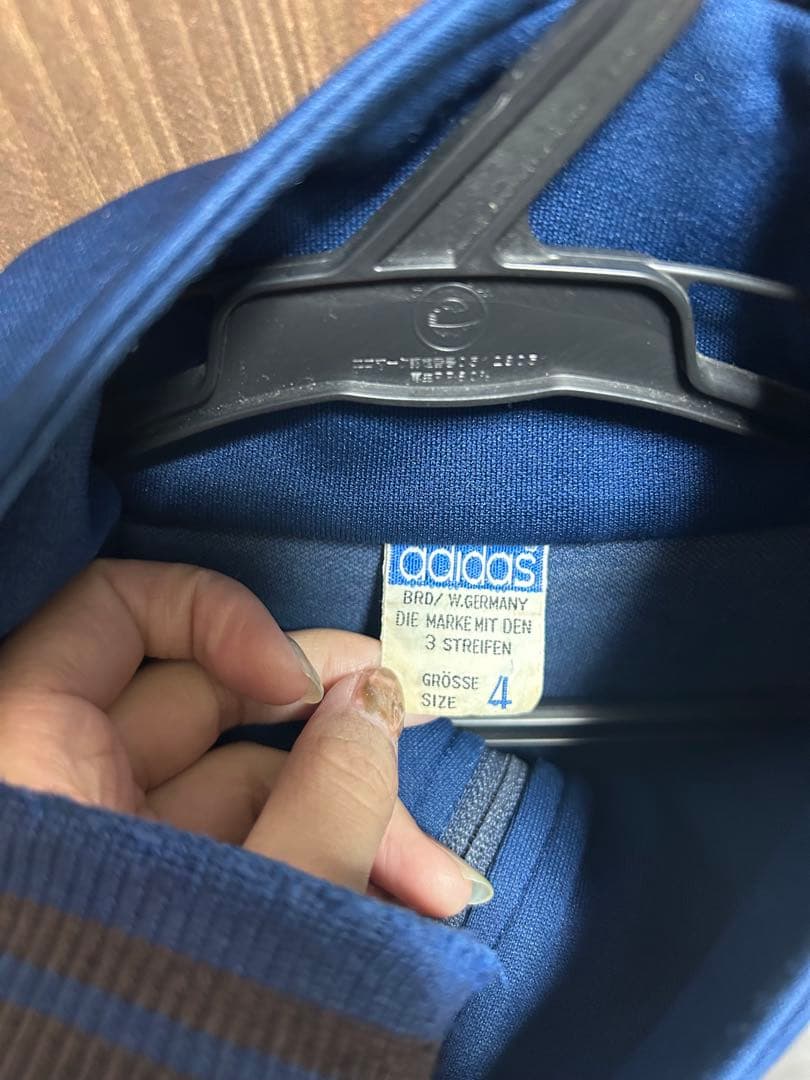 4号 西ドイツ製 adidas ジャージ トラックジャケット 70s 80s