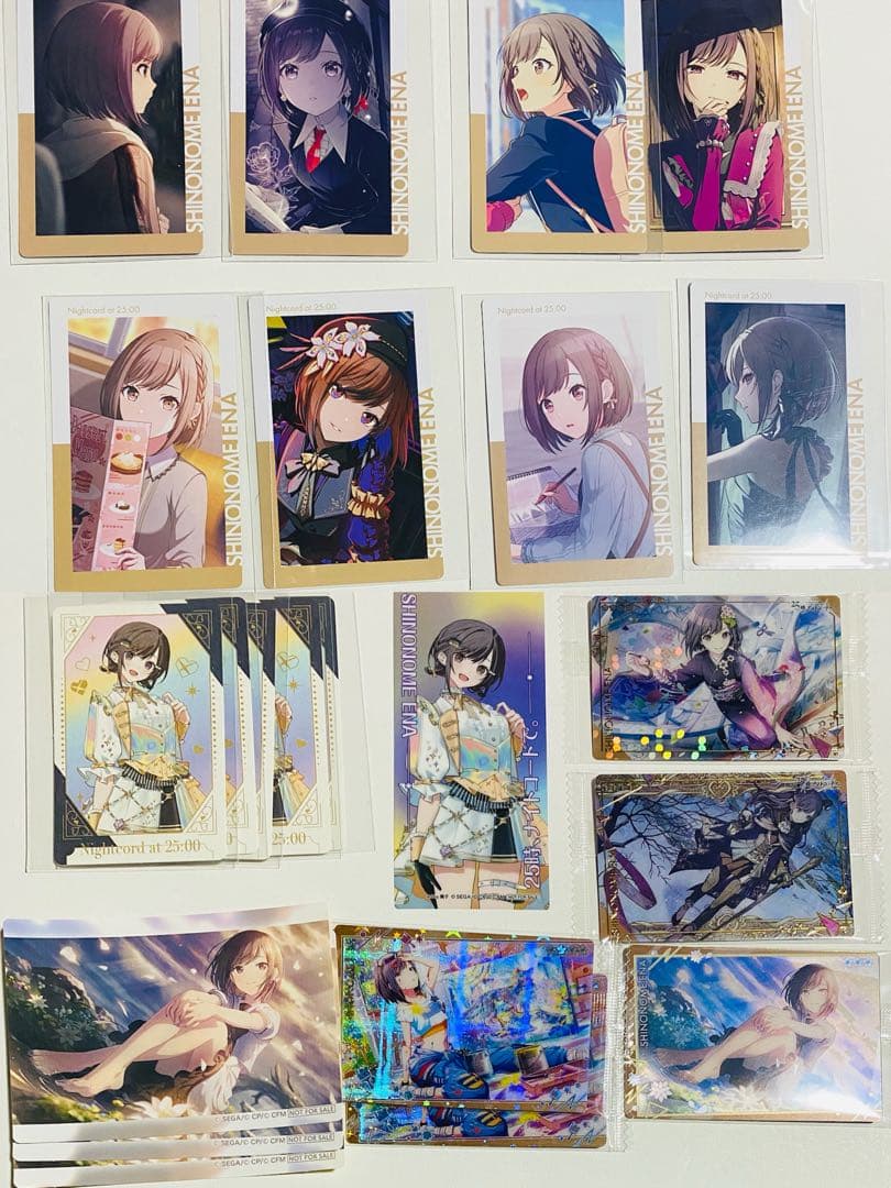 プロセカ 東雲絵名 紙類まとめ売り