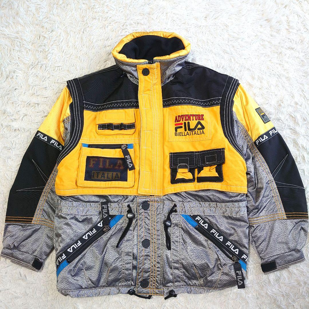 【希少・美品】FILA スキー スノボウェア セットアップ 90s L