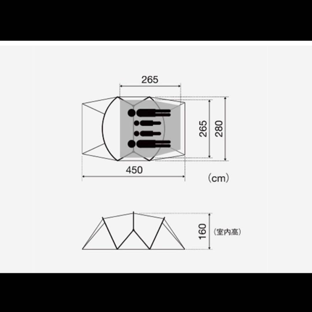 【豪華フルセット】スノーピーク ランドネストドームM タープ マットシート付