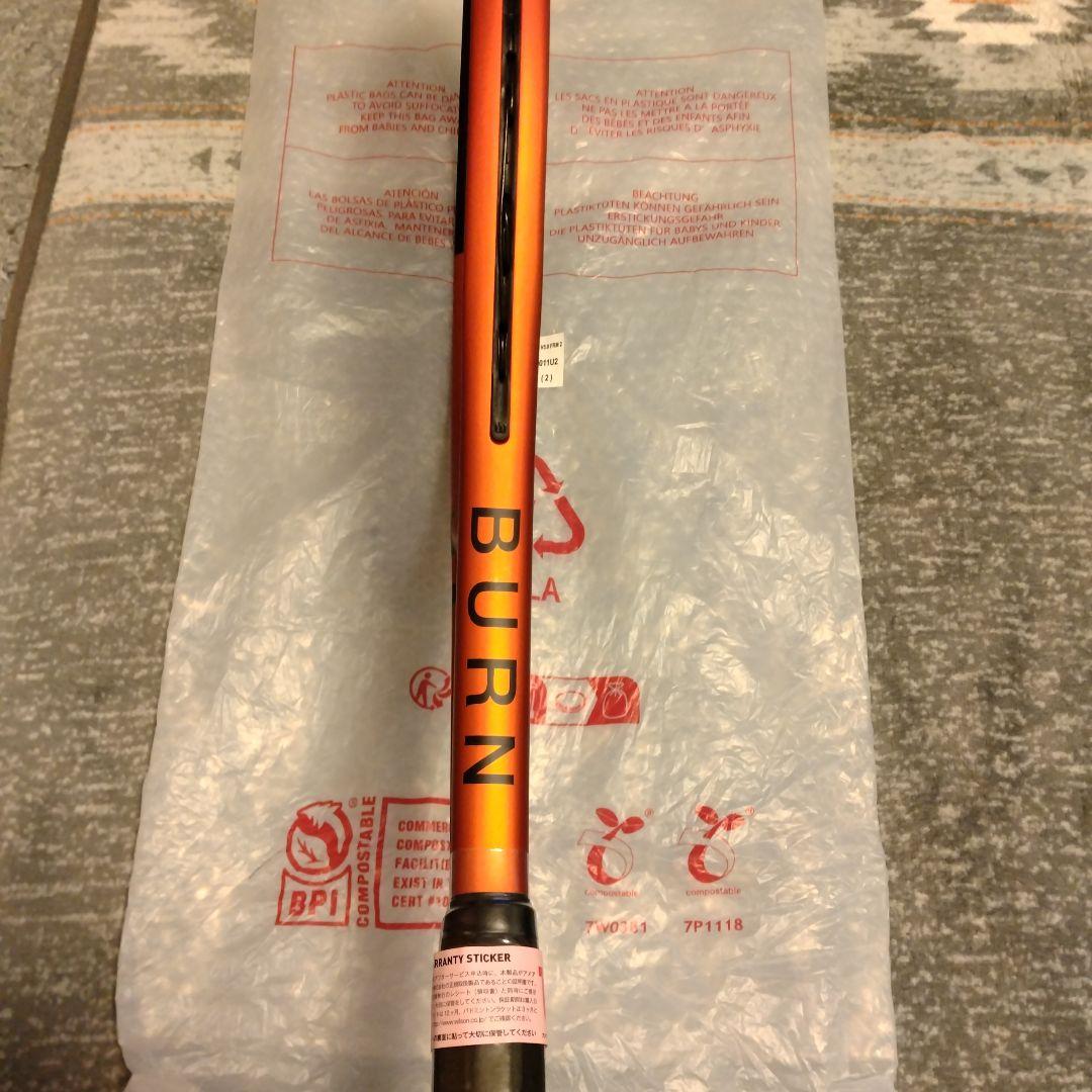 新品未使用　ガット2026.2月に　Wilson BURN 100LS V5.0