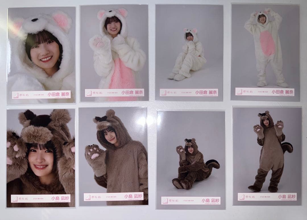 櫻坂46 どうぶつ着ぐるみ　三期生　生写真　まとめ売り