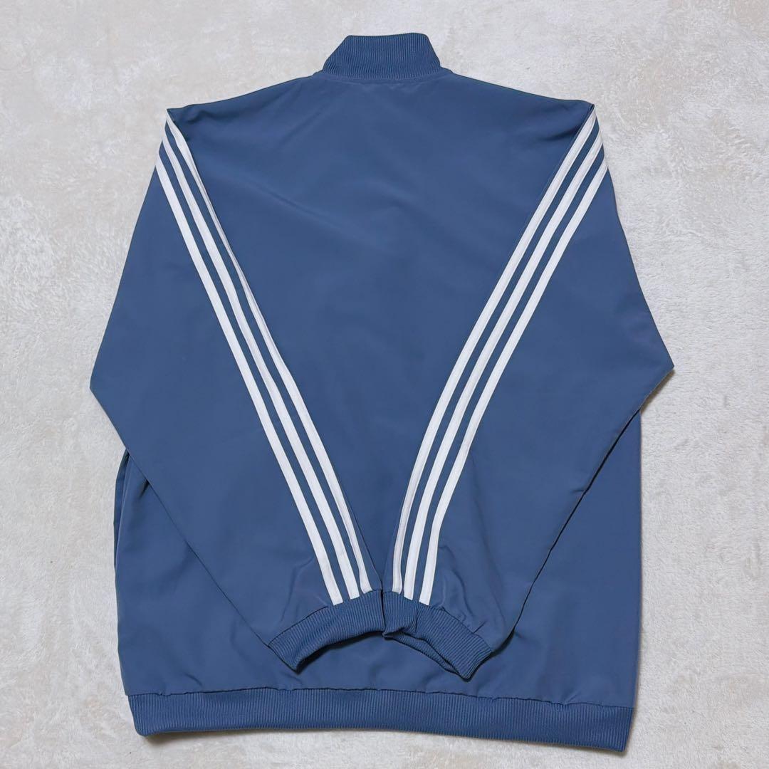 adidas トラックジャケット L くすみブルー アディダス ジャージ