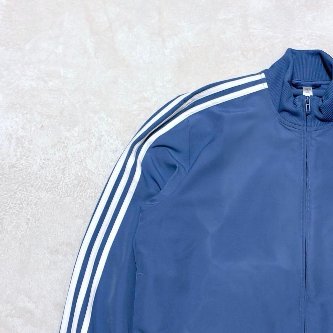 adidas トラックジャケット L くすみブルー アディダス ジャージ