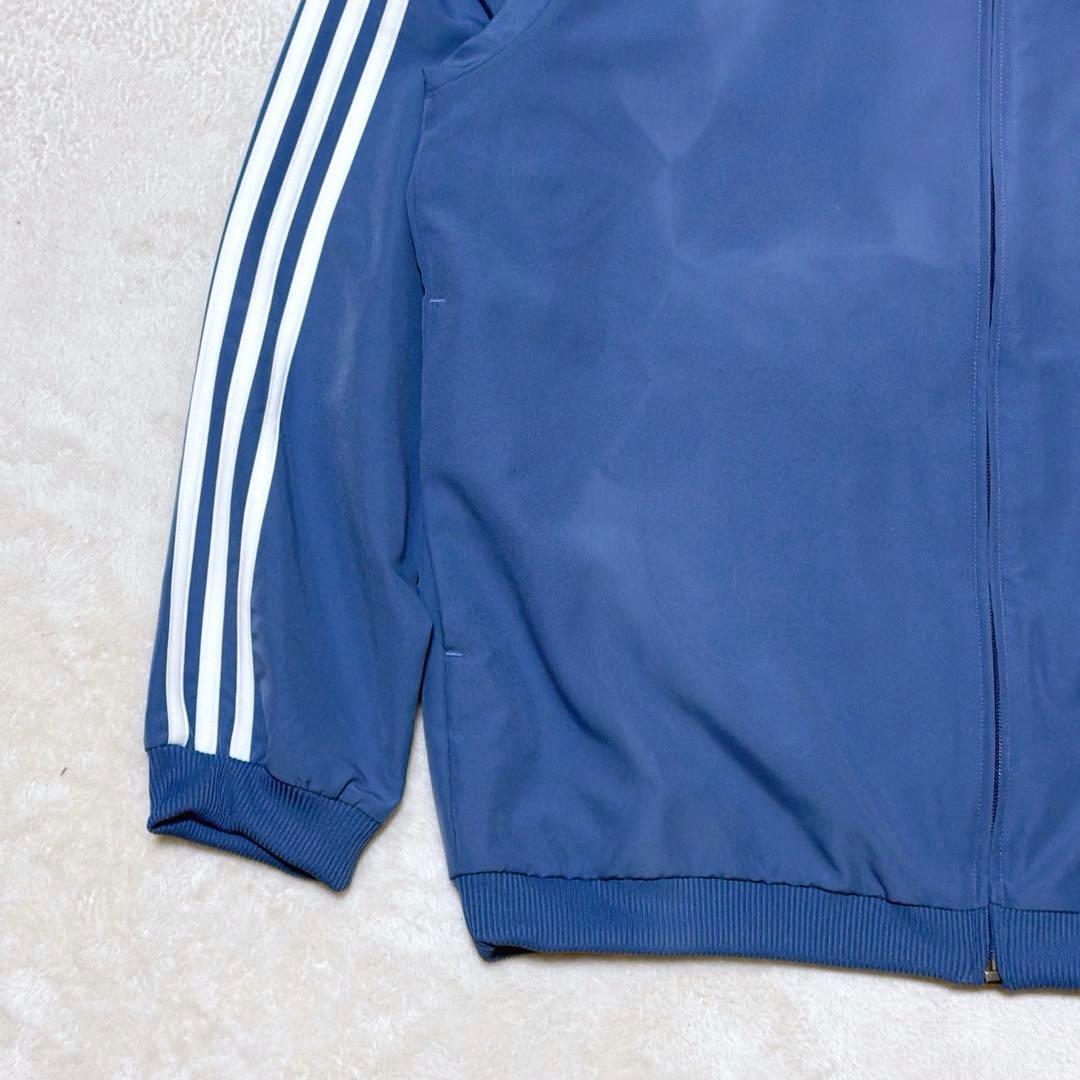 adidas トラックジャケット L くすみブルー アディダス ジャージ