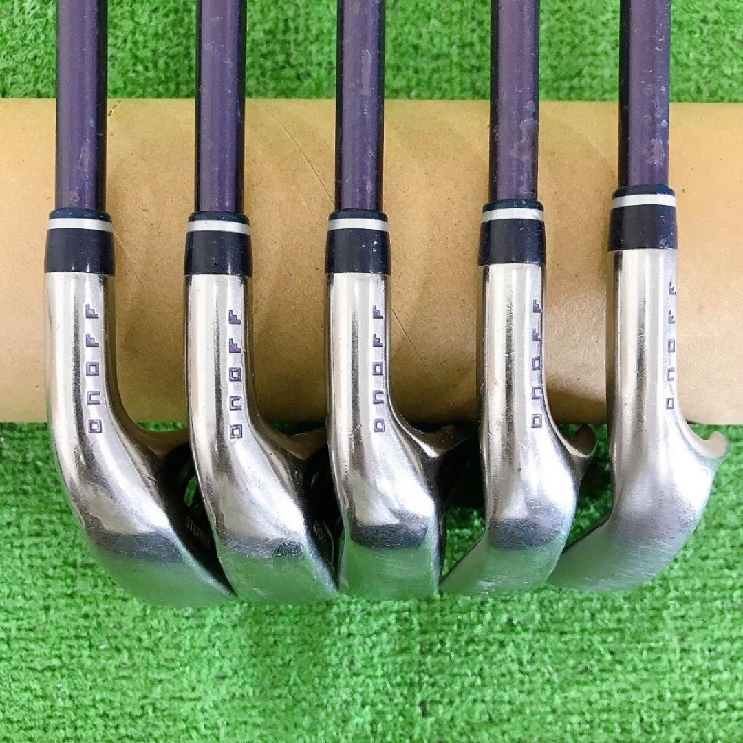 ツ08★オノフ5本レディースアイアンセット LP-414I ONOFF LADY