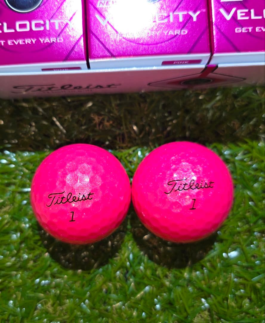 Titleist VELOCITY 希少 ピンク　17球 新品未使用球