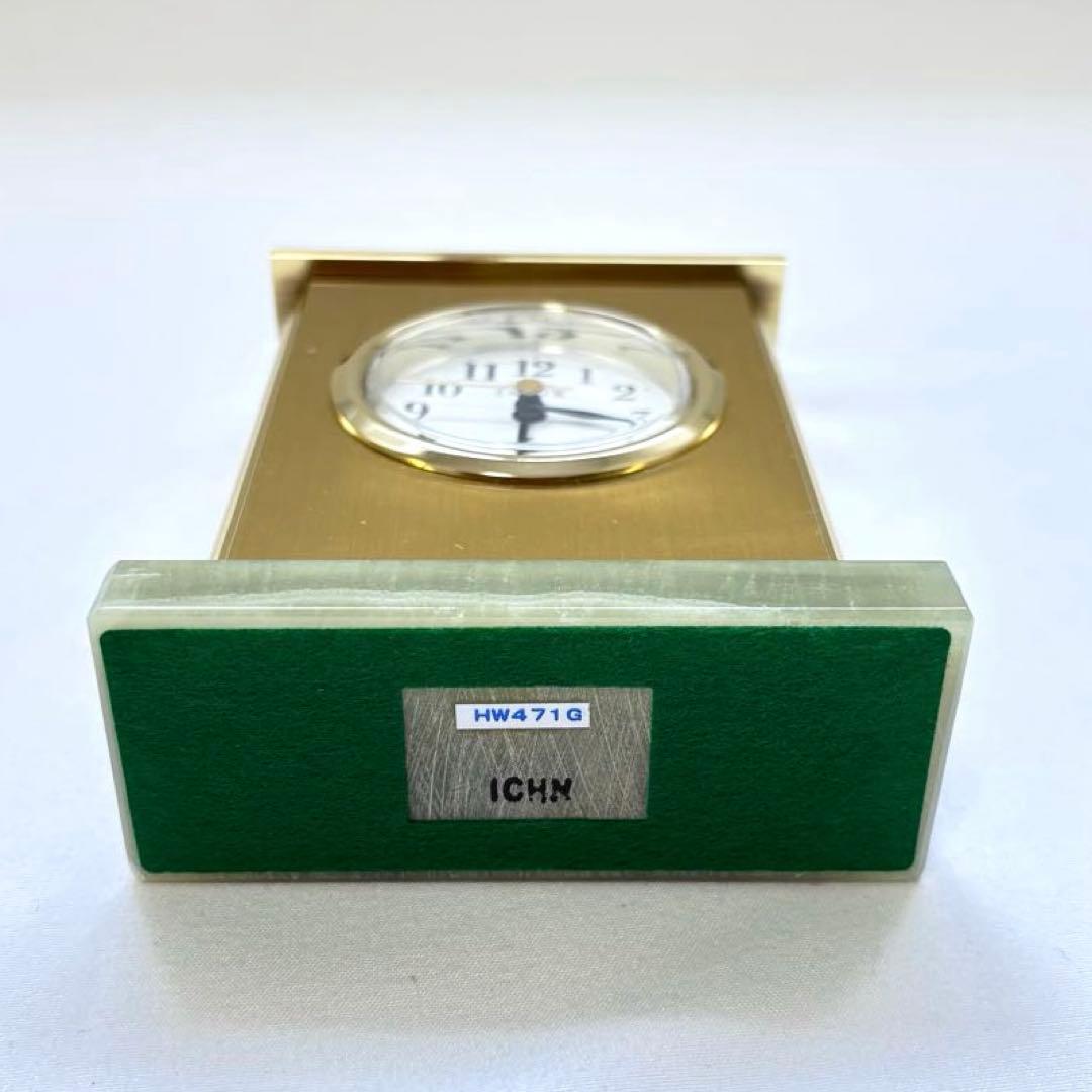 SEIKO セイコー 高級置時計 EMBLEM HW471G オニキス