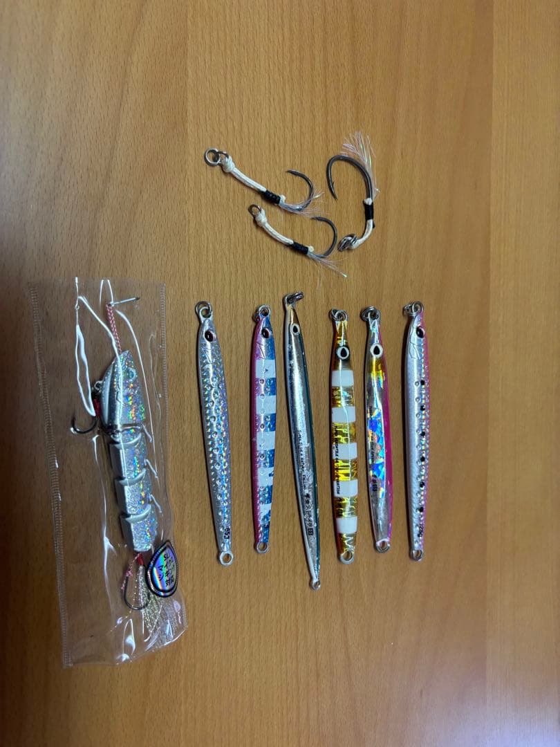 釣具　リール、ロッド、ジグ類セット