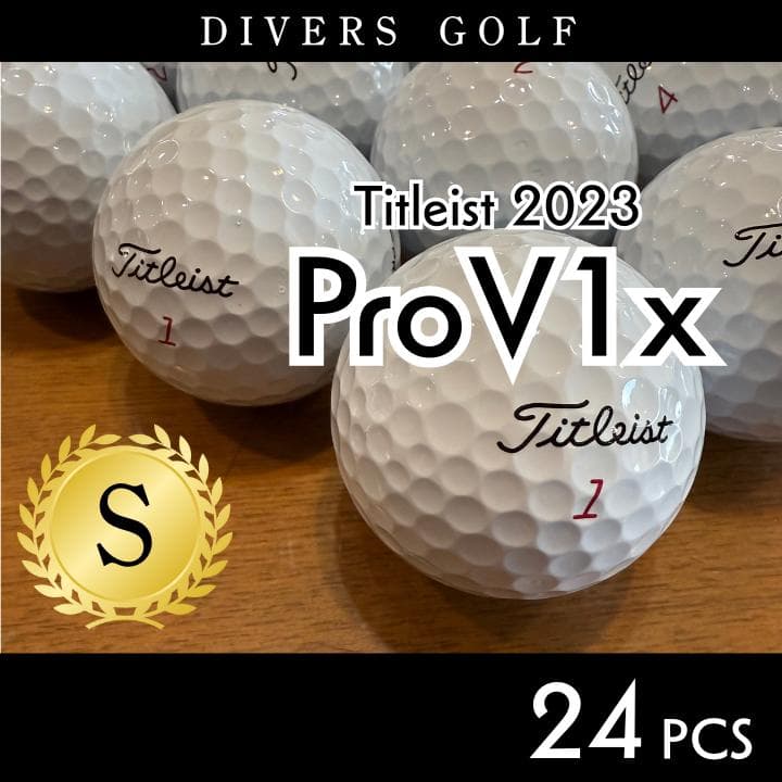 24球入 ロストボール タイトリスト Pro V1x 2023年 S【T01】