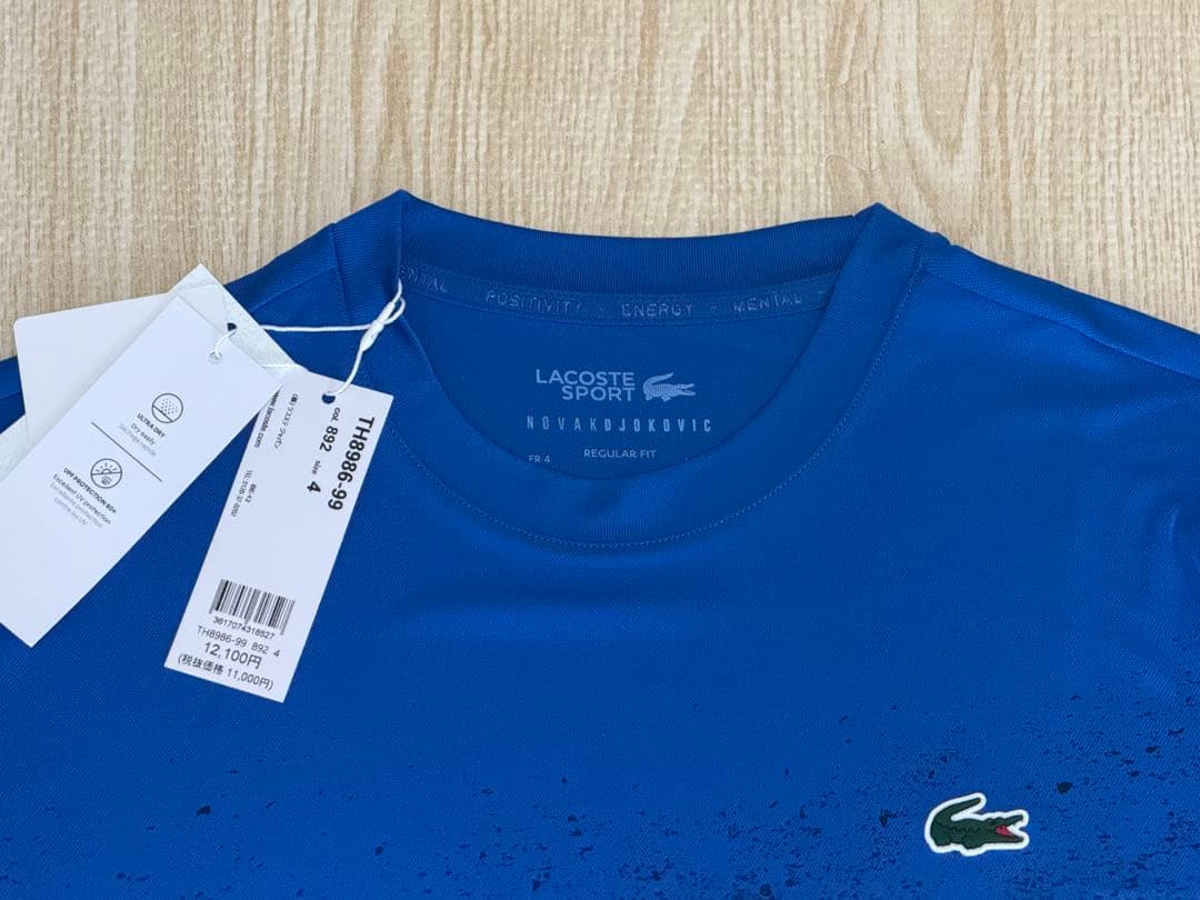 LACOSTE ラコステ ジョコビッチモデル　ウルトラドライTシャツ