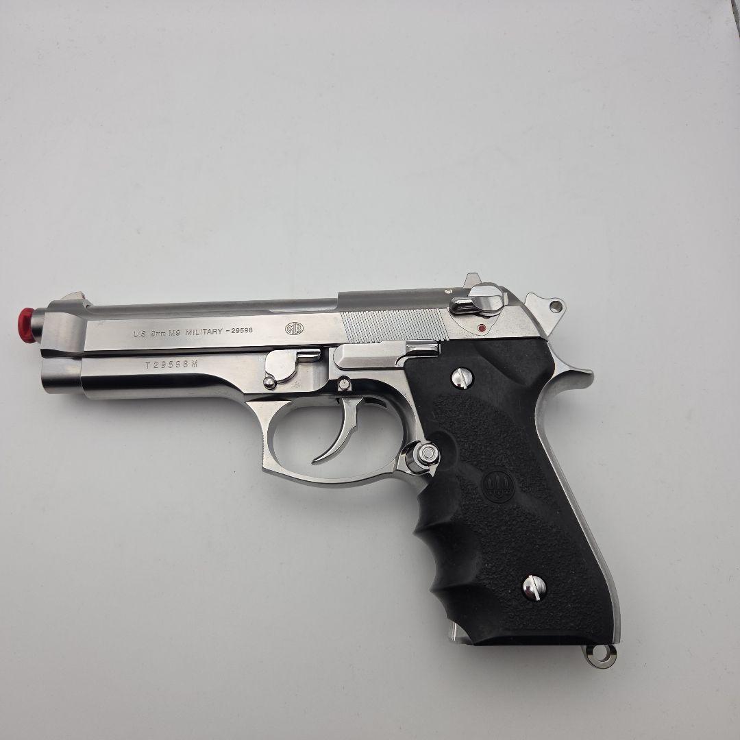 ガスガン M92F クロームステンレス