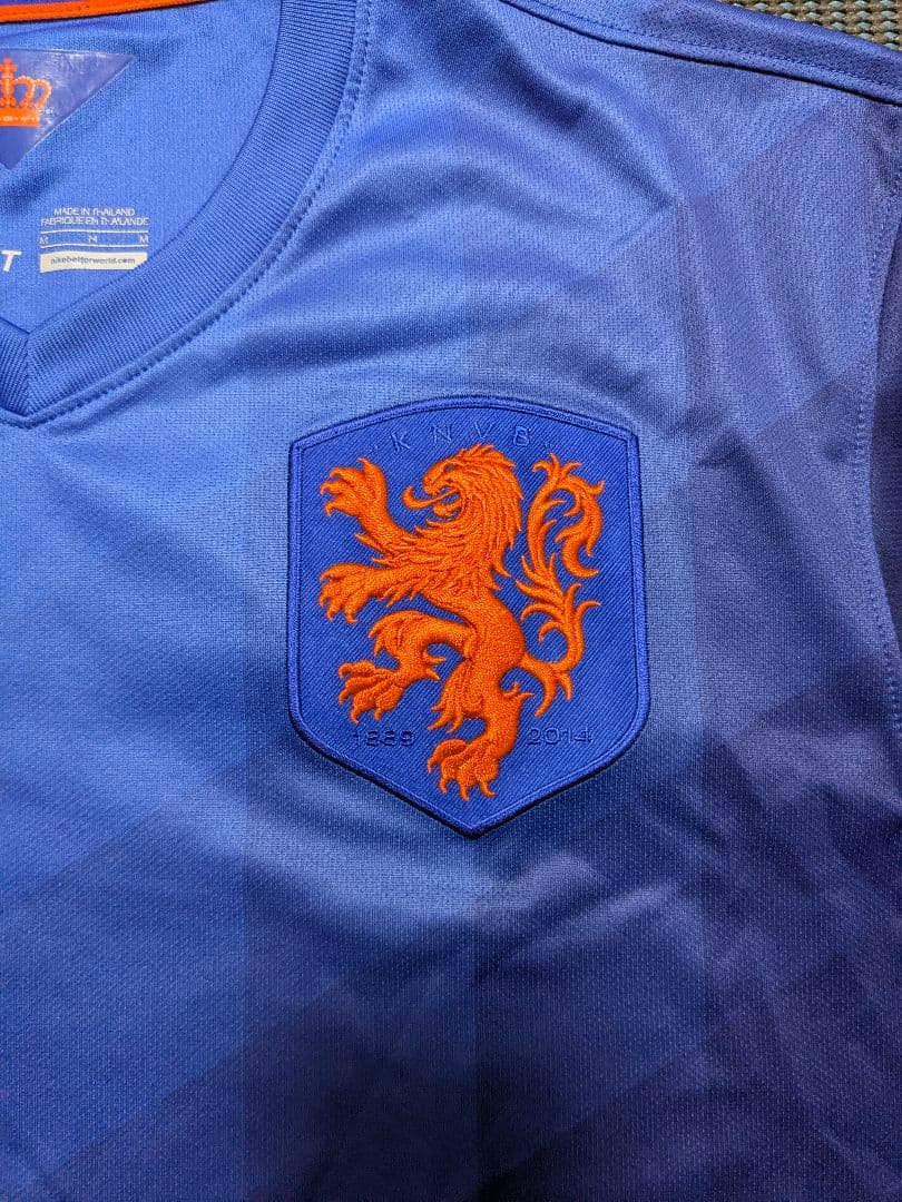 ナイキ サッカー 2014年 オランダ代表 アウェー ユニフォーム 半袖
